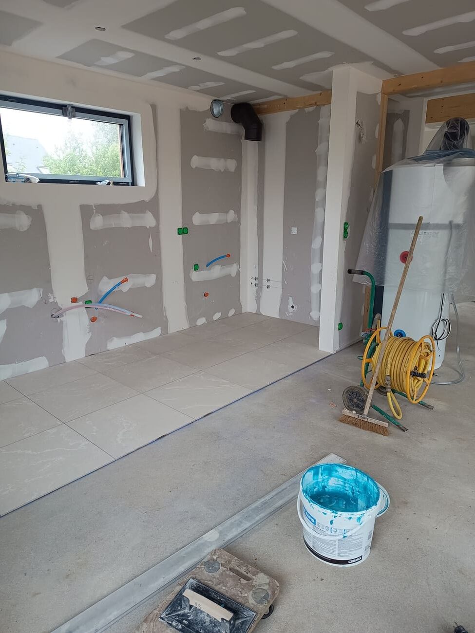 maison ossature bois à St Pabu