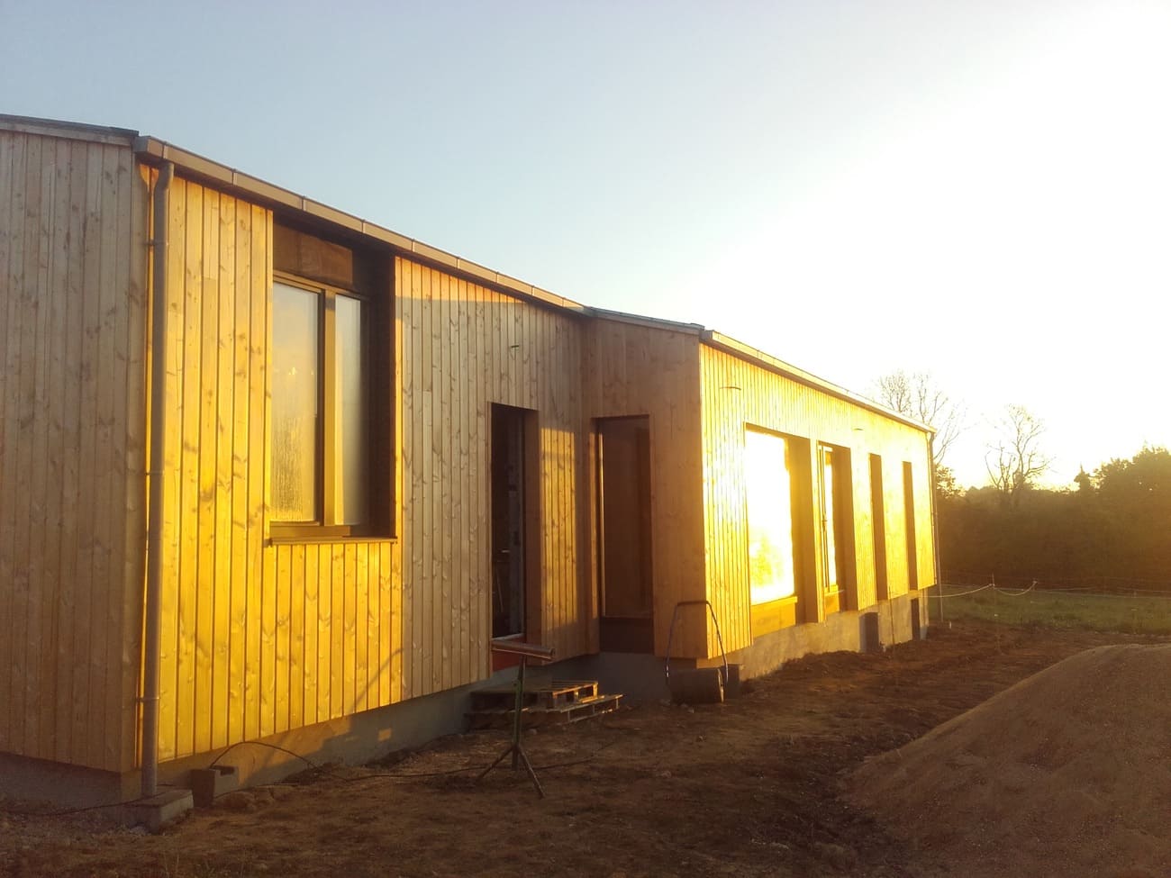 maison passive bois à Crozon