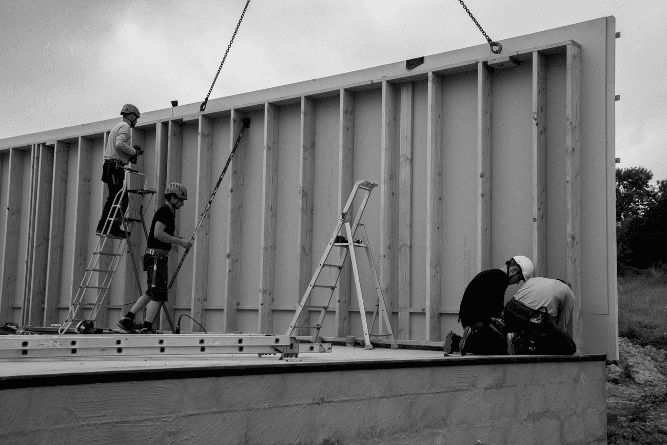 maison passive bois à Crozon