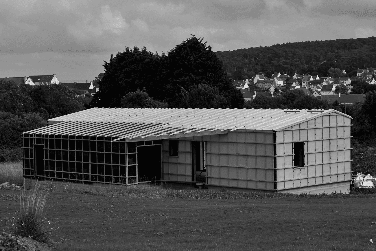 maison passive bois à Crozon
