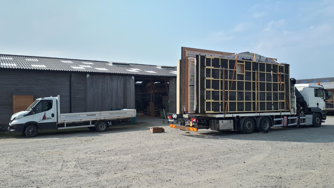 micro maison ossature bois à Crozon