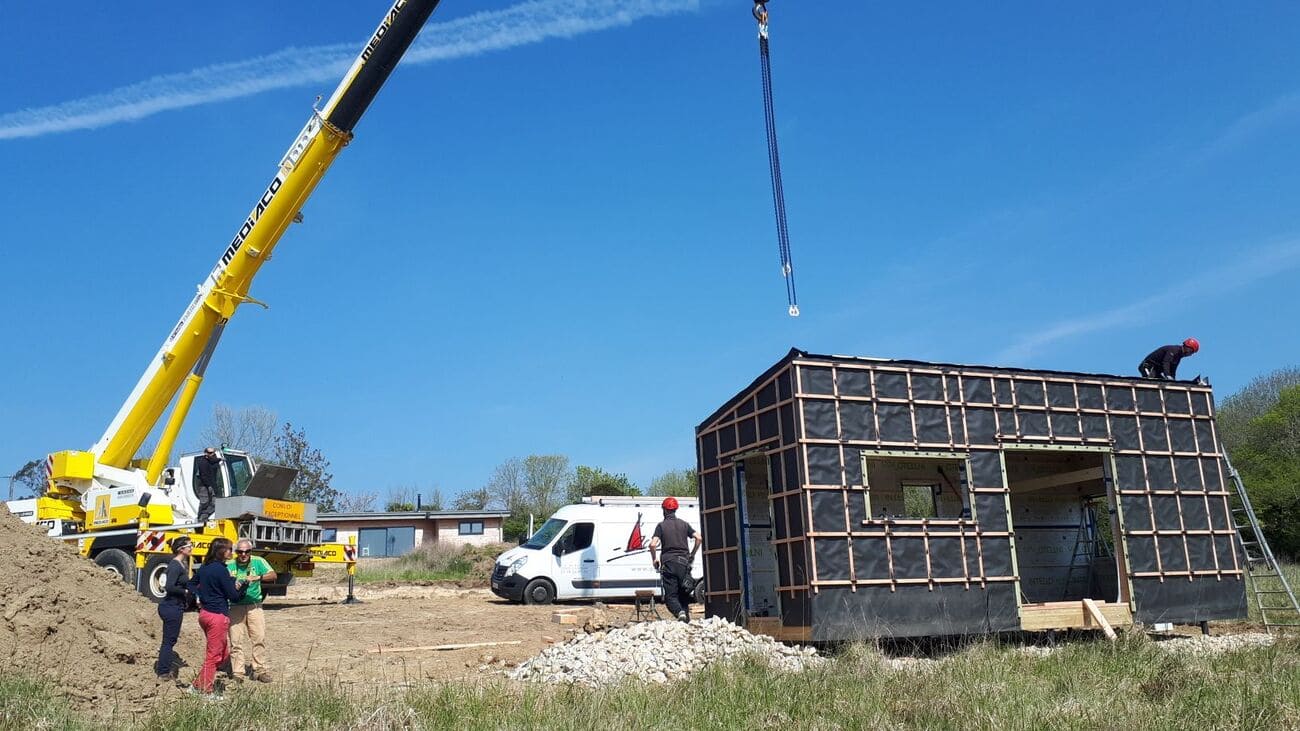 micro maison ossature bois à Crozon