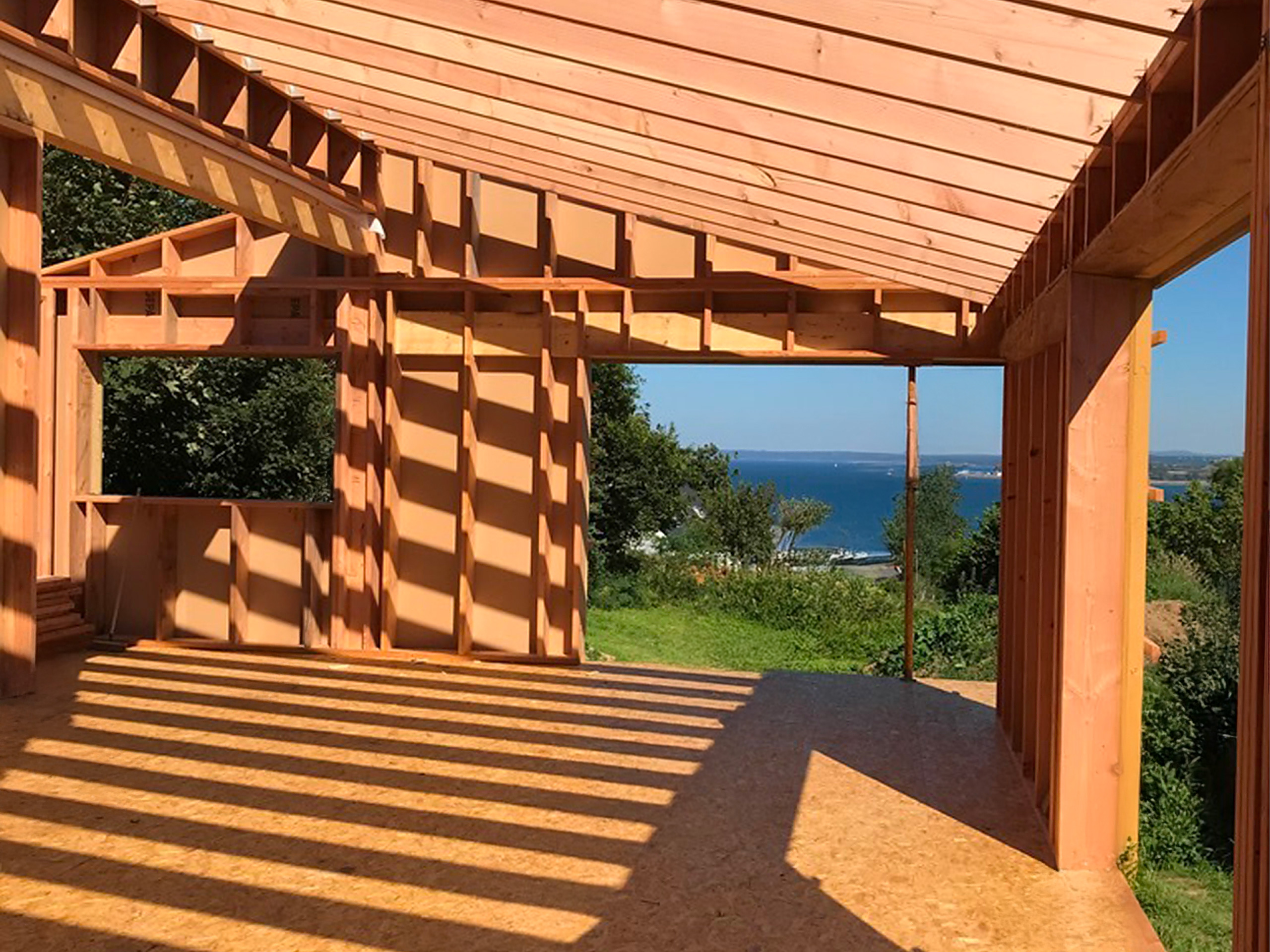 Maison à ossature bois