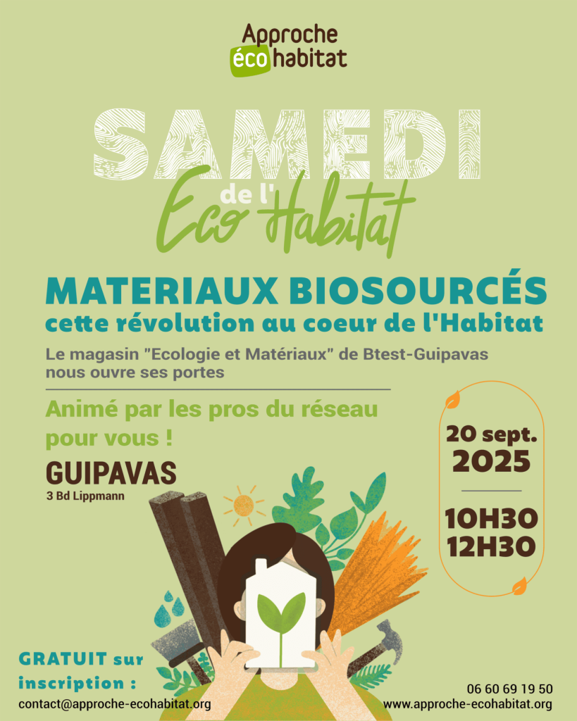 Les samedi de l''Eco Habitat - affiche