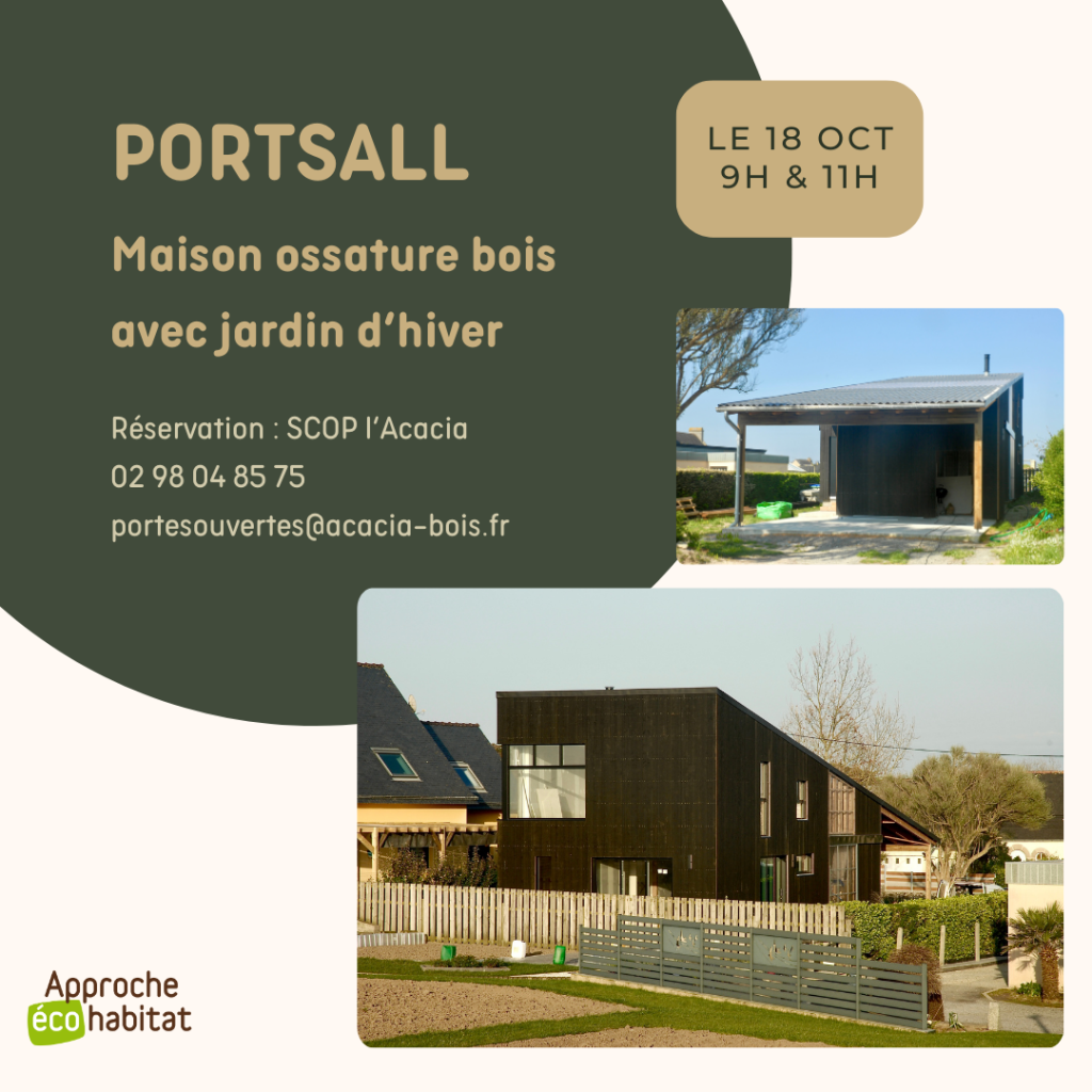 Porte ouverte Approche Ecohabitat 2025 - Scop l'Acacia