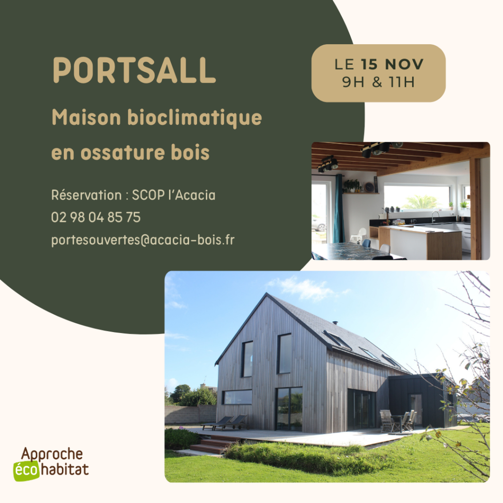 Porte ouverte Approche Ecohabitat 2025 - Scop l'Acacia