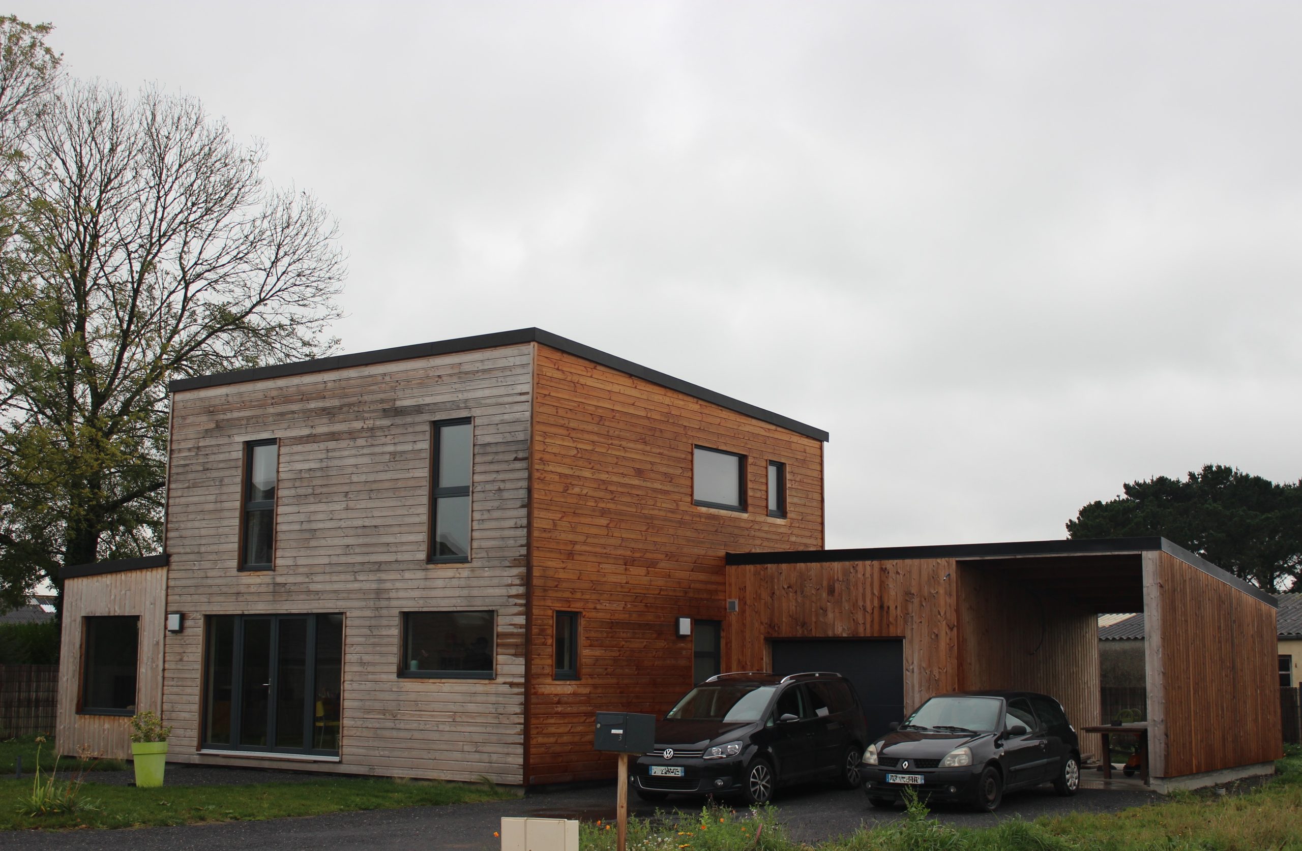 maison étage ossature bois