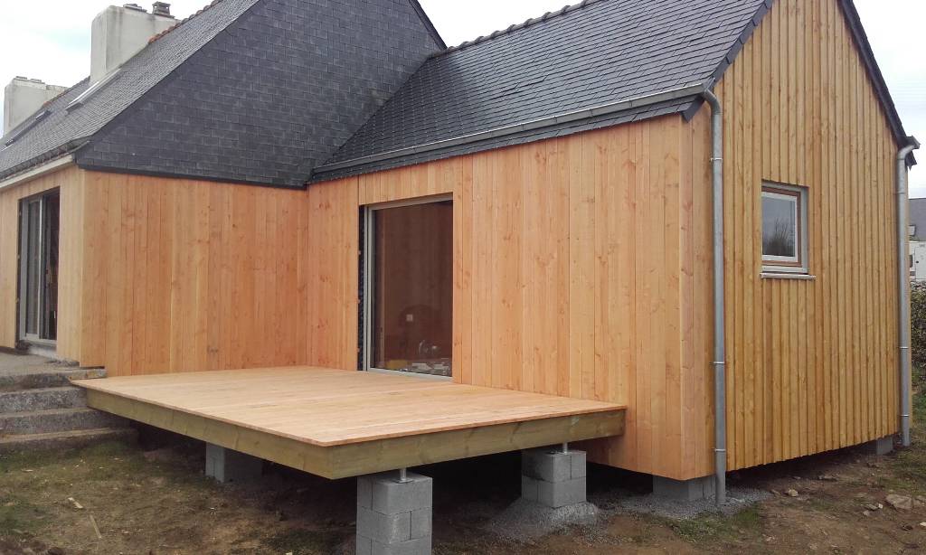 Extension bois et rénovation maison