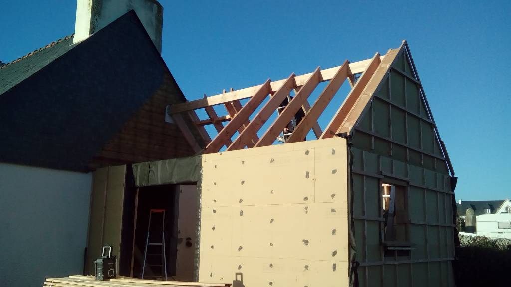 extension ossature bois