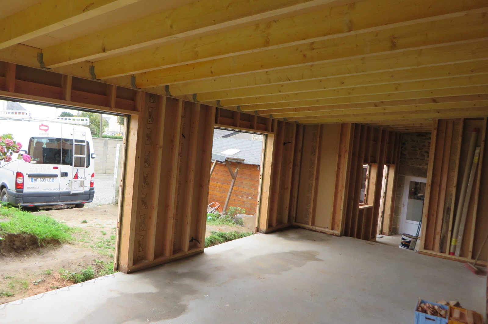 extension ossature bois landeda