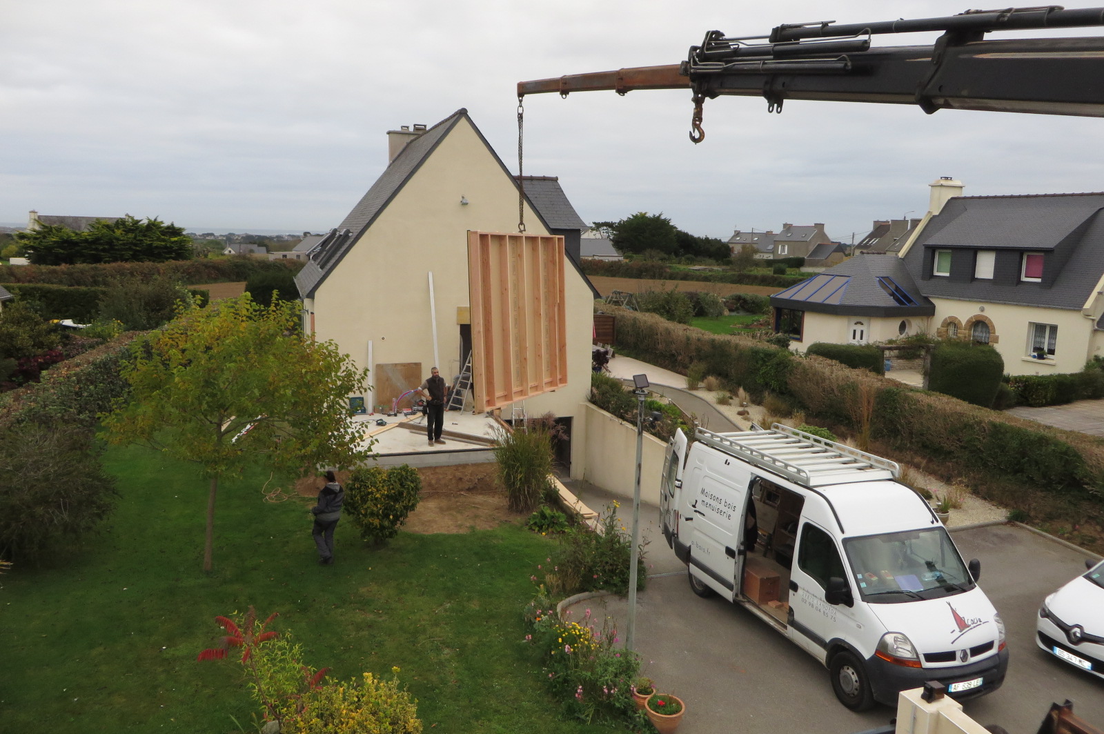 extension maison ossature bois scop l'Acacia