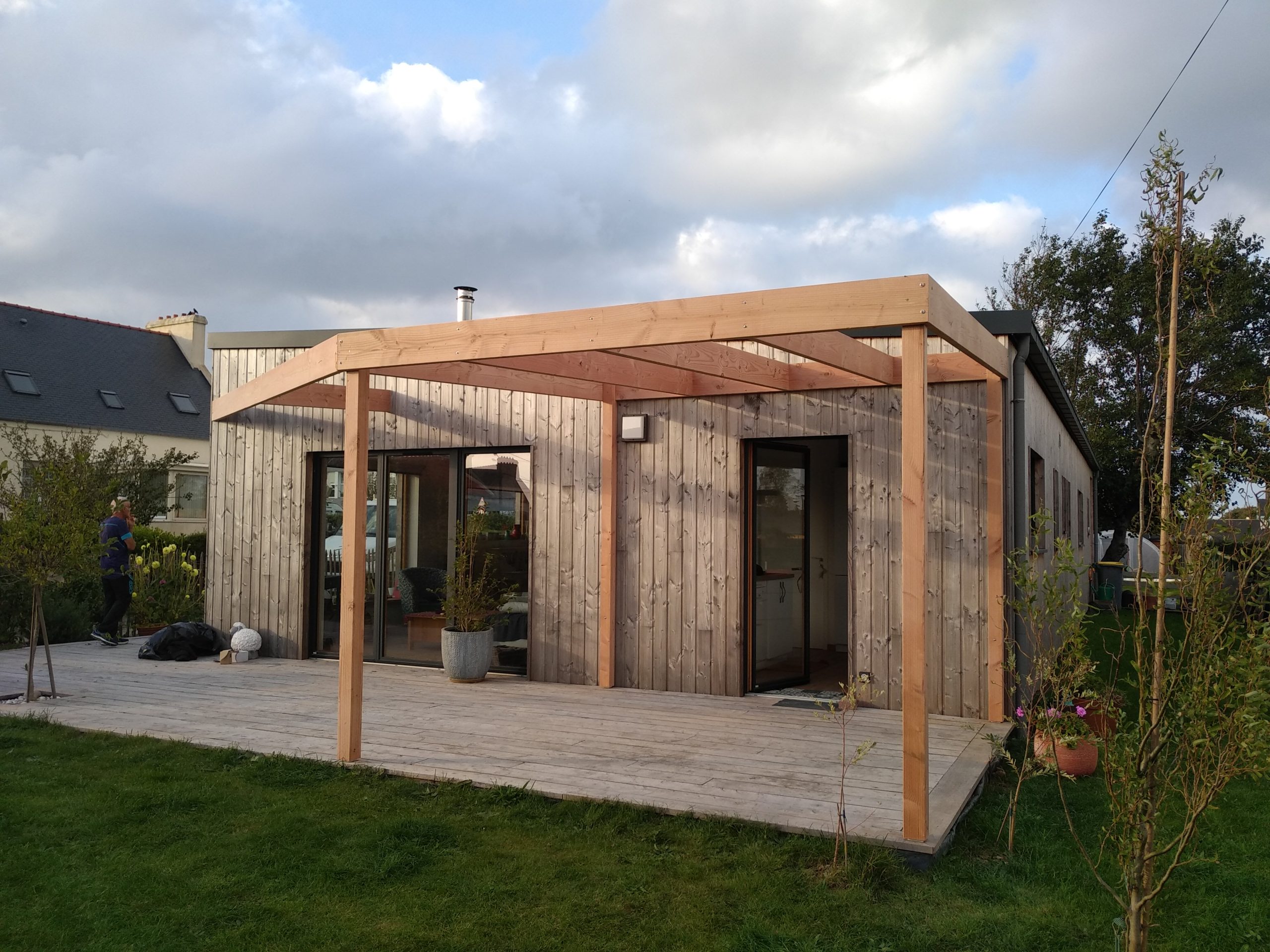 pergola en bois douglas scop l'acacia