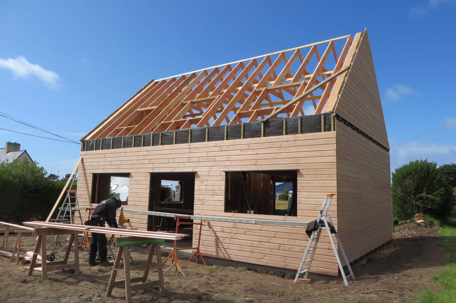 maison bois Landunvez - Scop l'Acacia