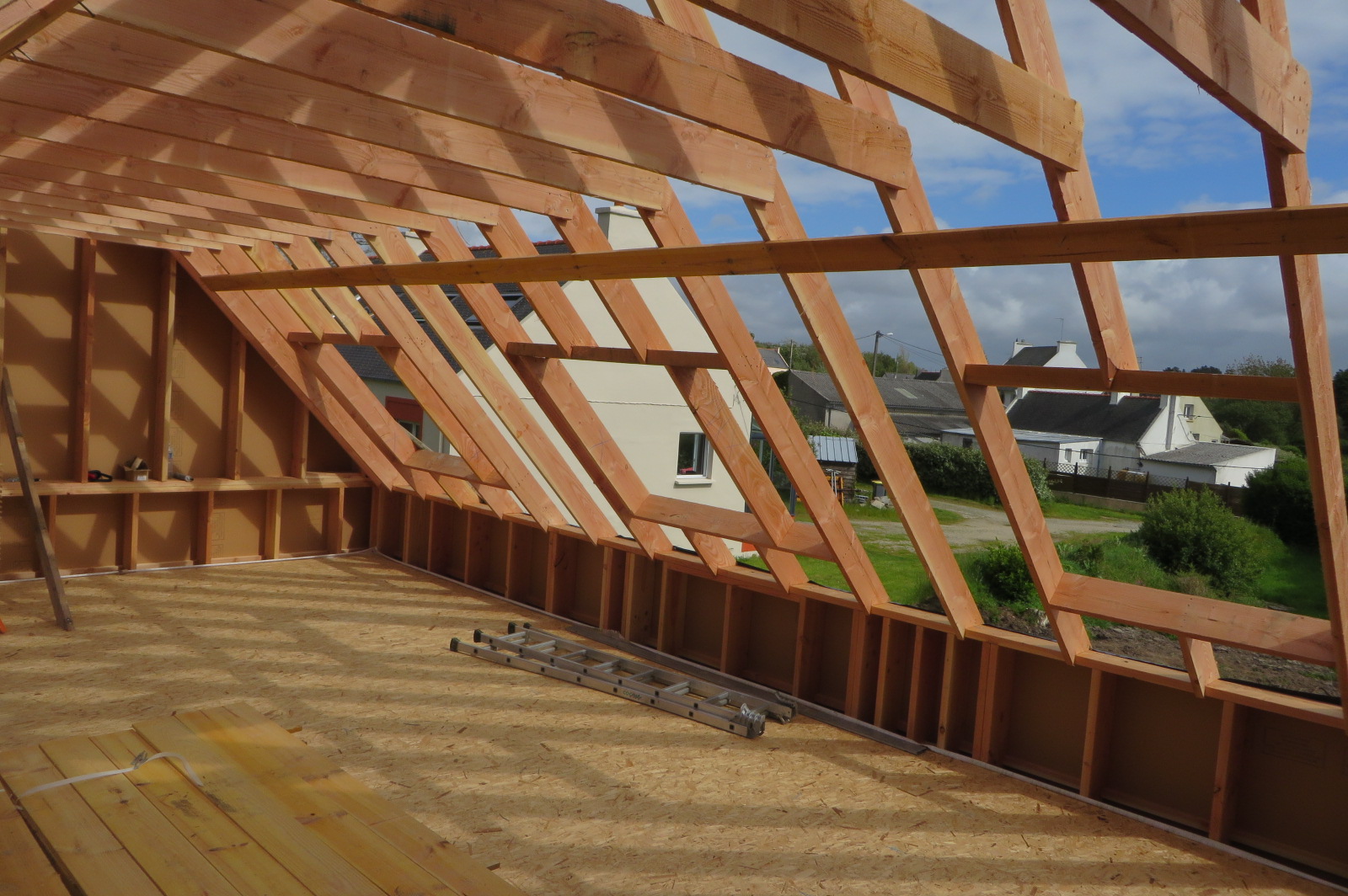 maison bois Landunvez - Scop l'Acacia
