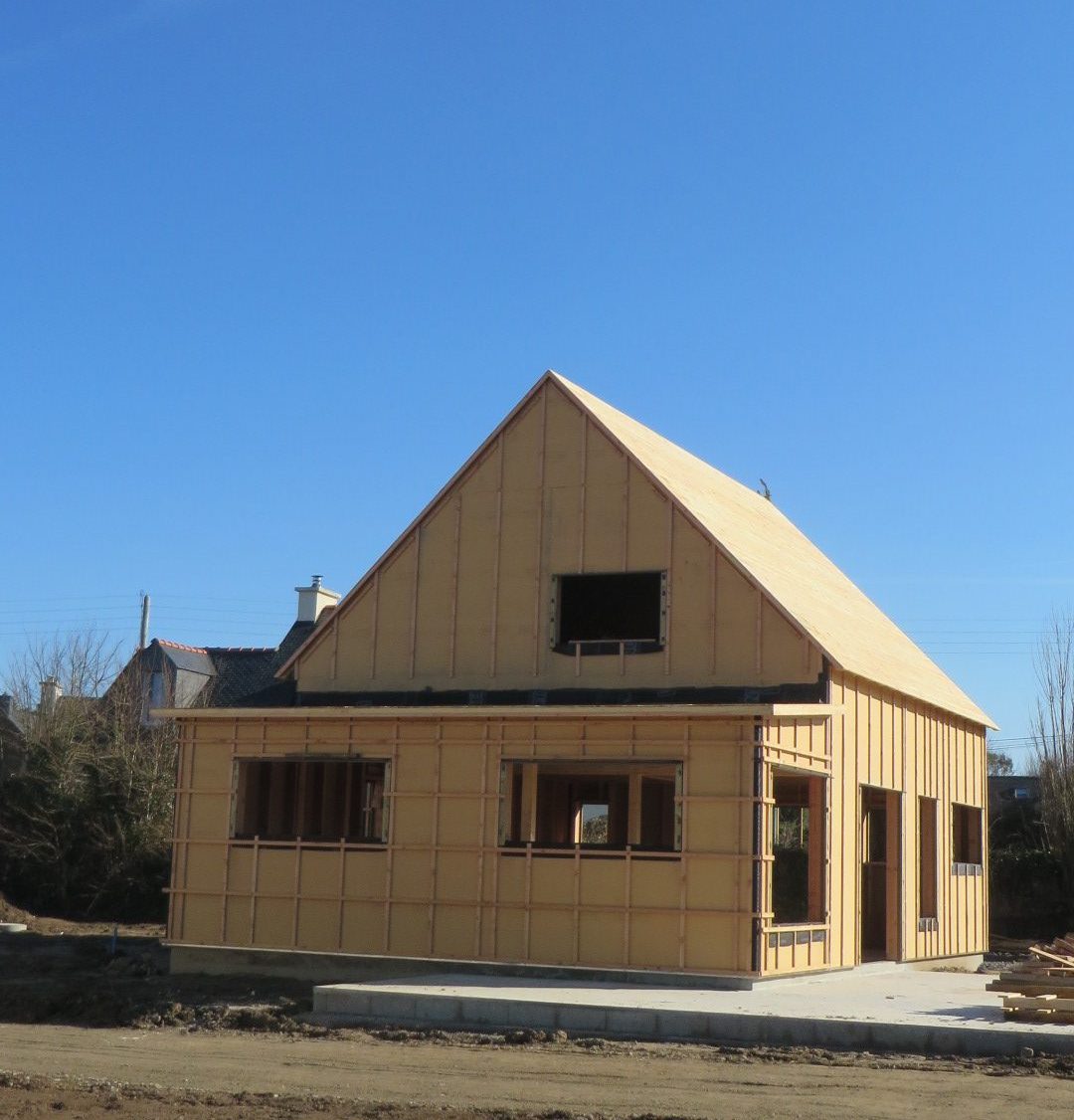 maison ossature bois landeda