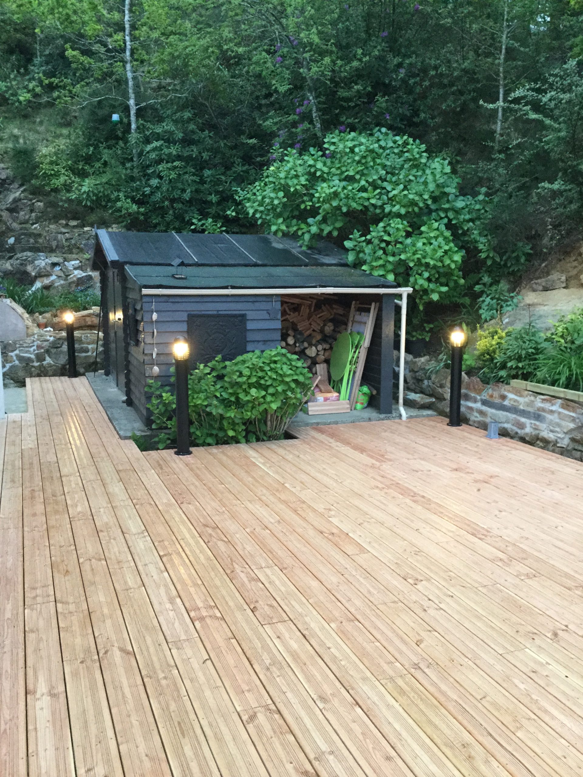 Terrasse bois douglas