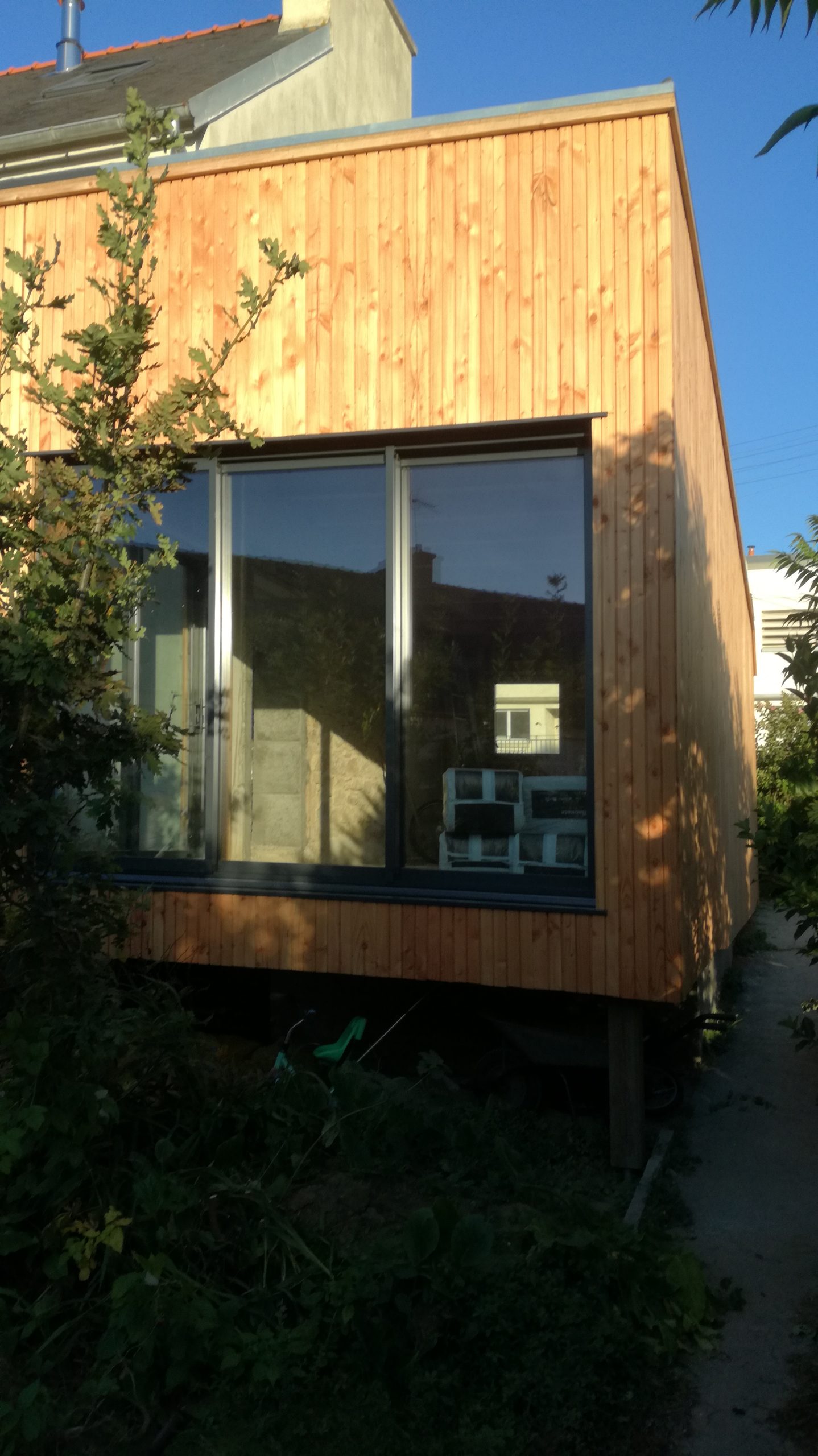 extension ossature bois scop l'acacia