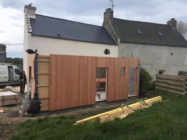 Extension ossature bois lannilis
