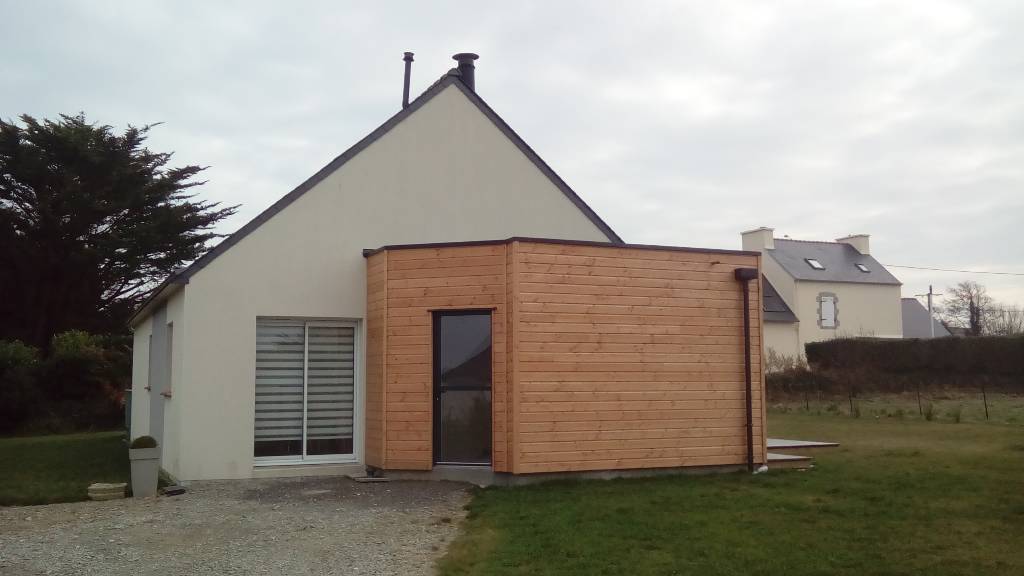 Extension ossature bois