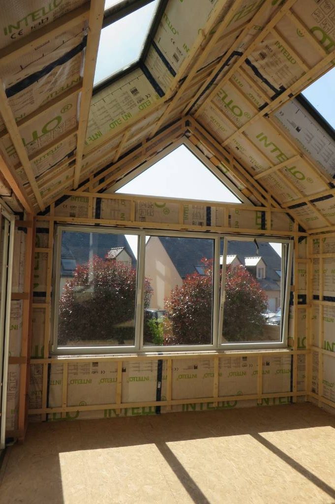 Frein vapeur extension ossature bois