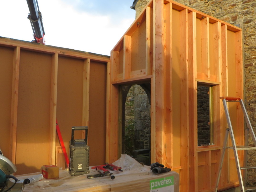 extension ossature bois