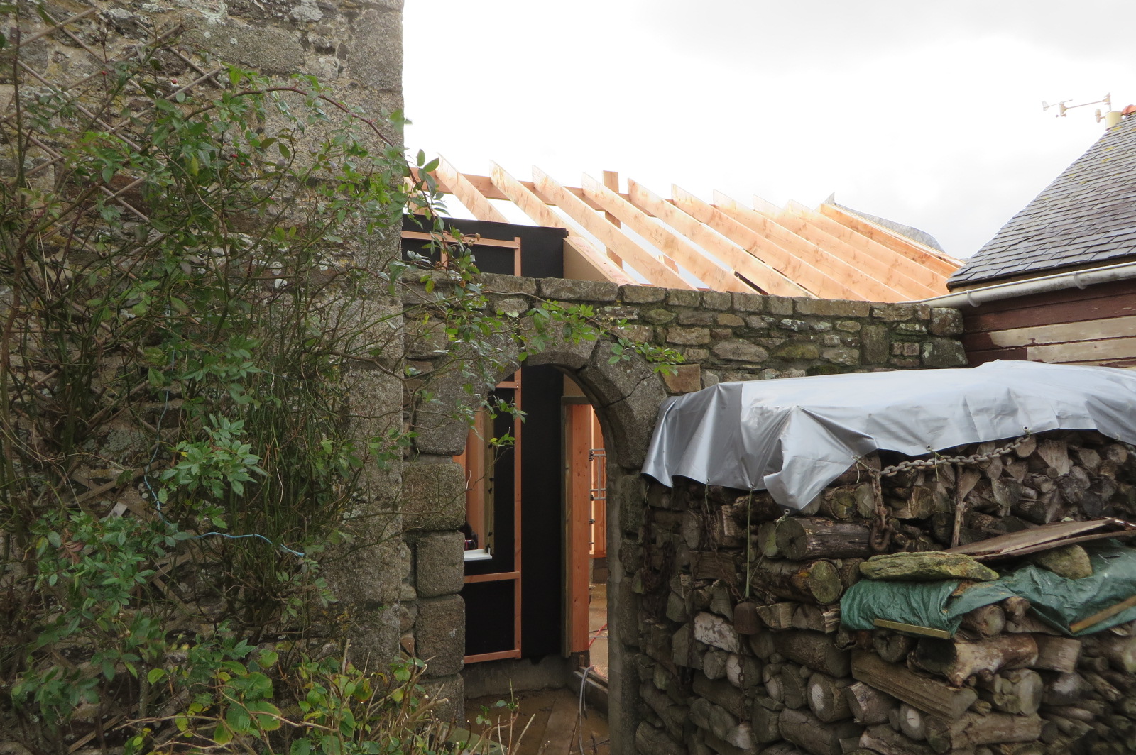 extension ossature bois