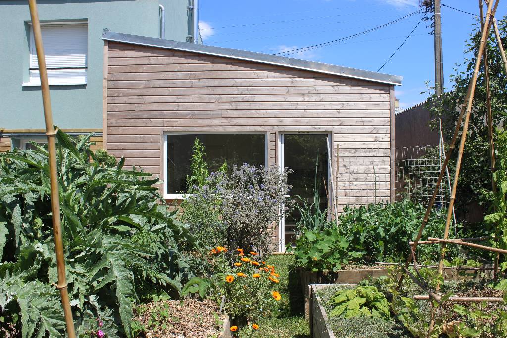 Isolation thermique par l'extérieur et extension bois