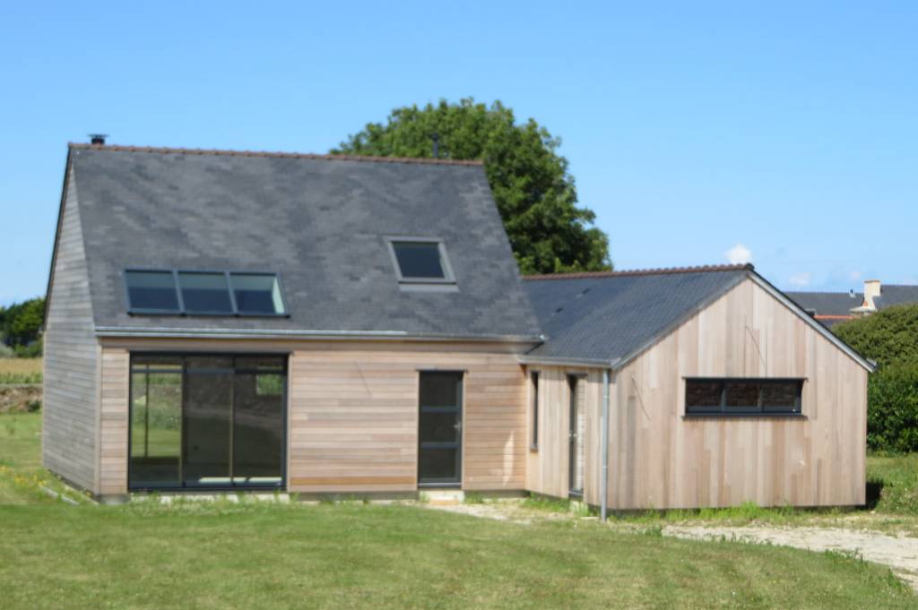 Maison ossature bois landeda