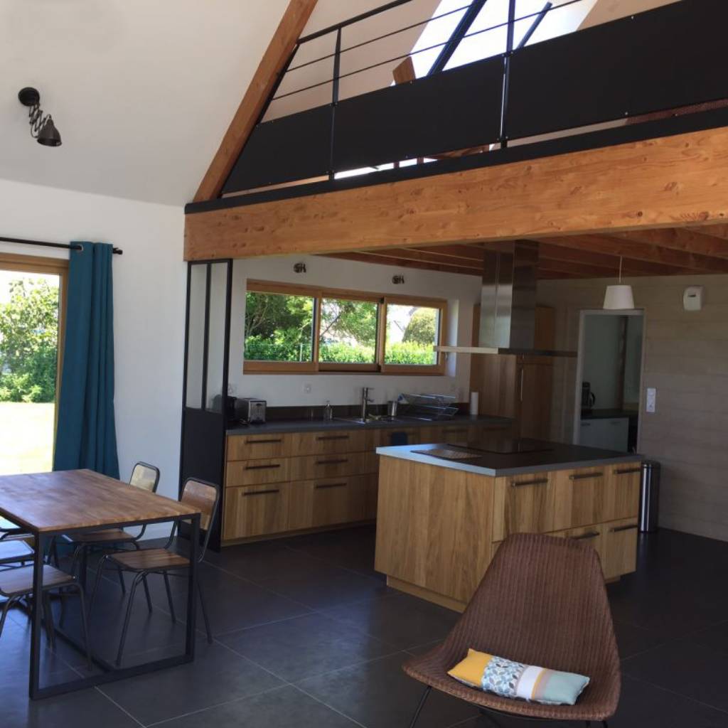 Maison ossature bois landeda