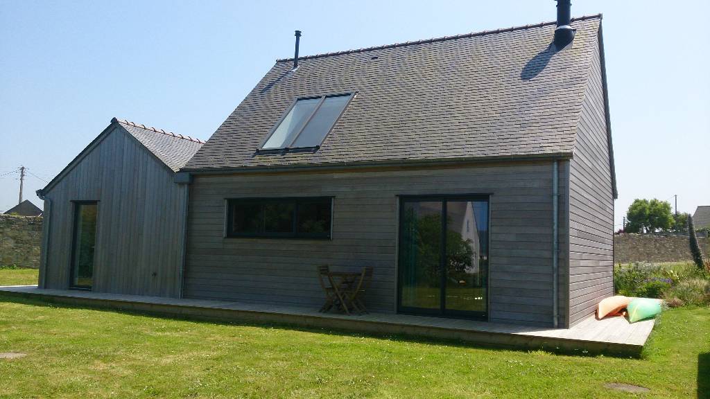 Maison ossature bois landeda
