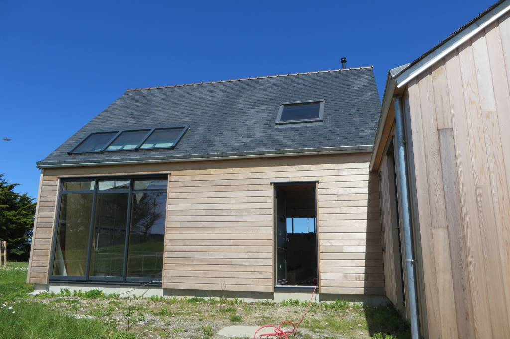 Maison ossature bois landeda