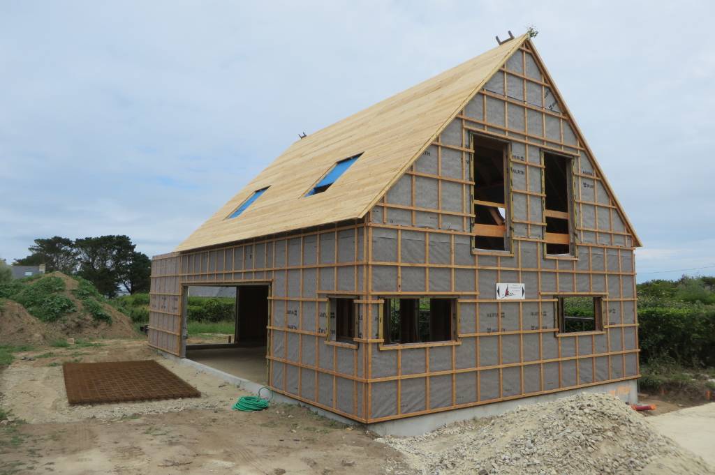 maison ossature bois landeda