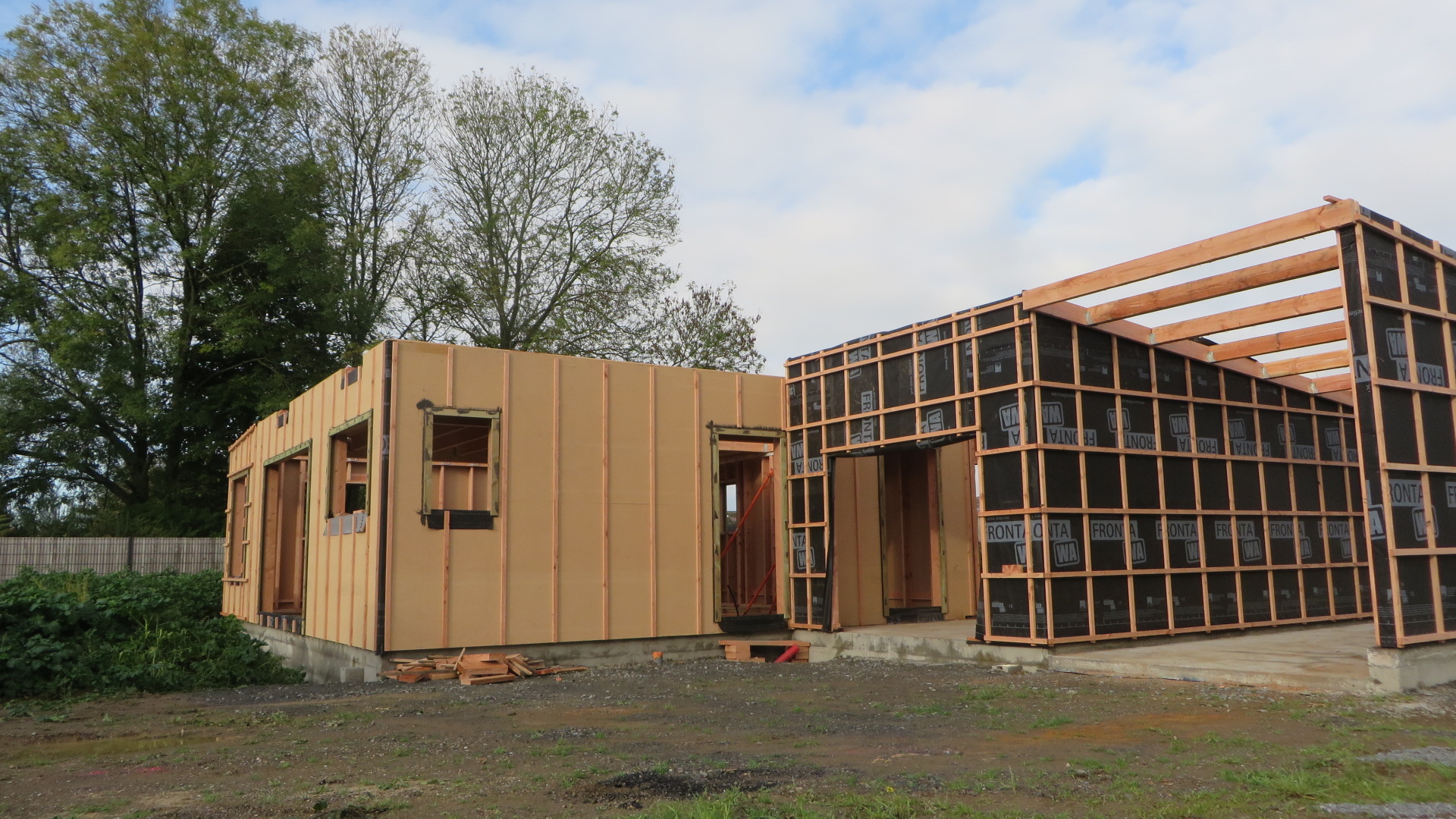 maison étage ossature bois