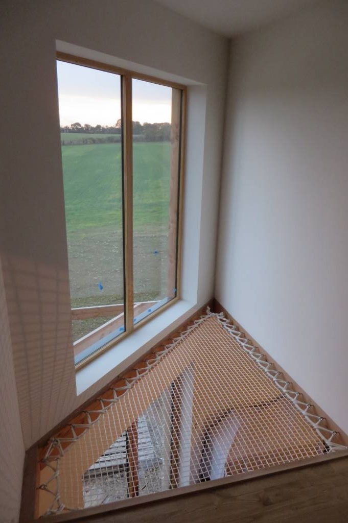 filet relaxation maison ossature bois