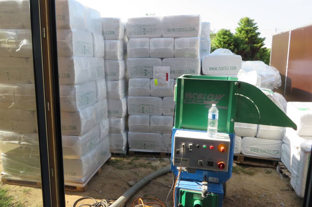 Isolation en ouate de cellulose