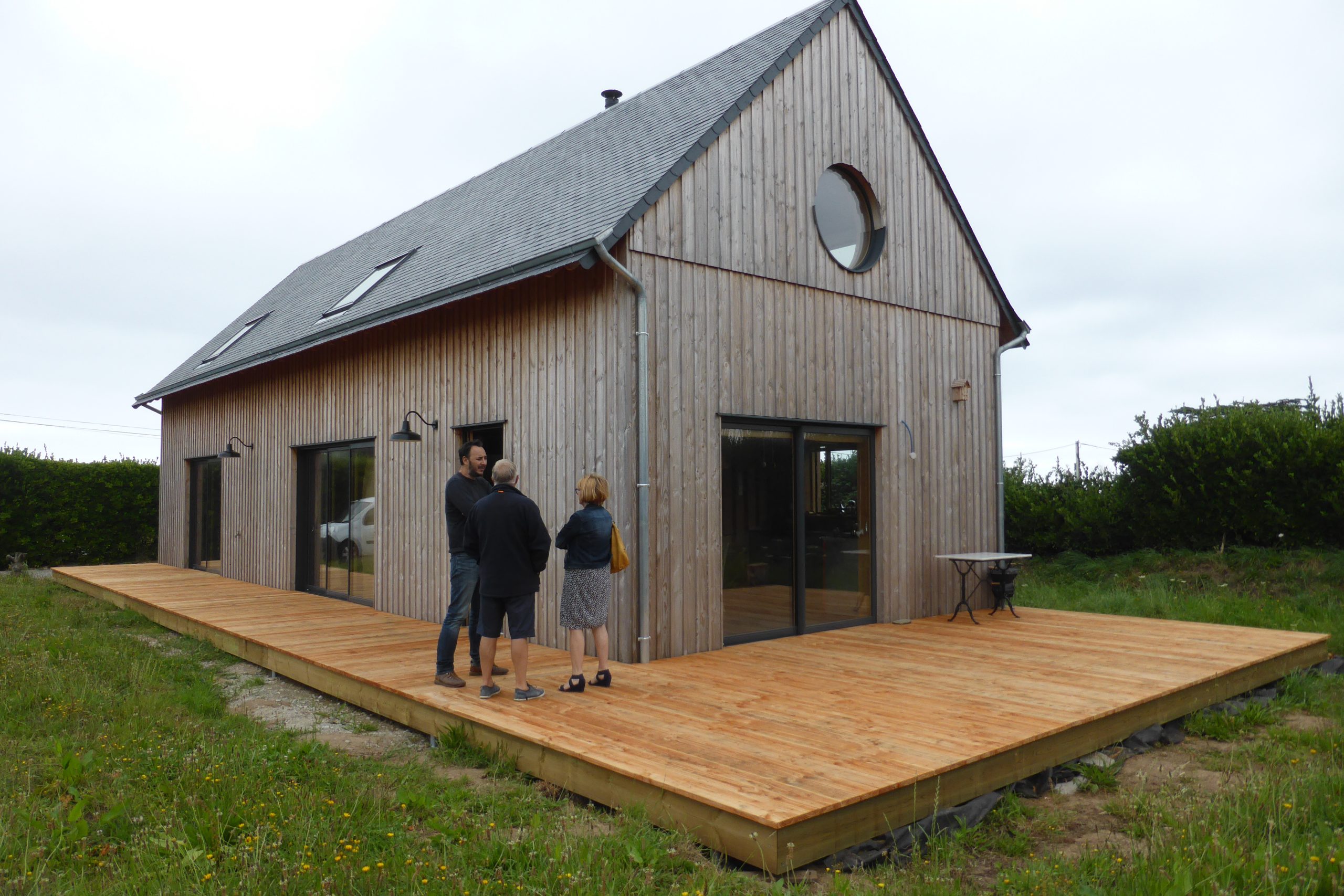 maison ossature bois plouguerneau scop l'acacia
