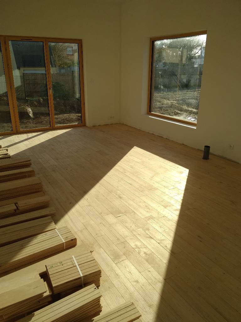 parquet en châtaignier