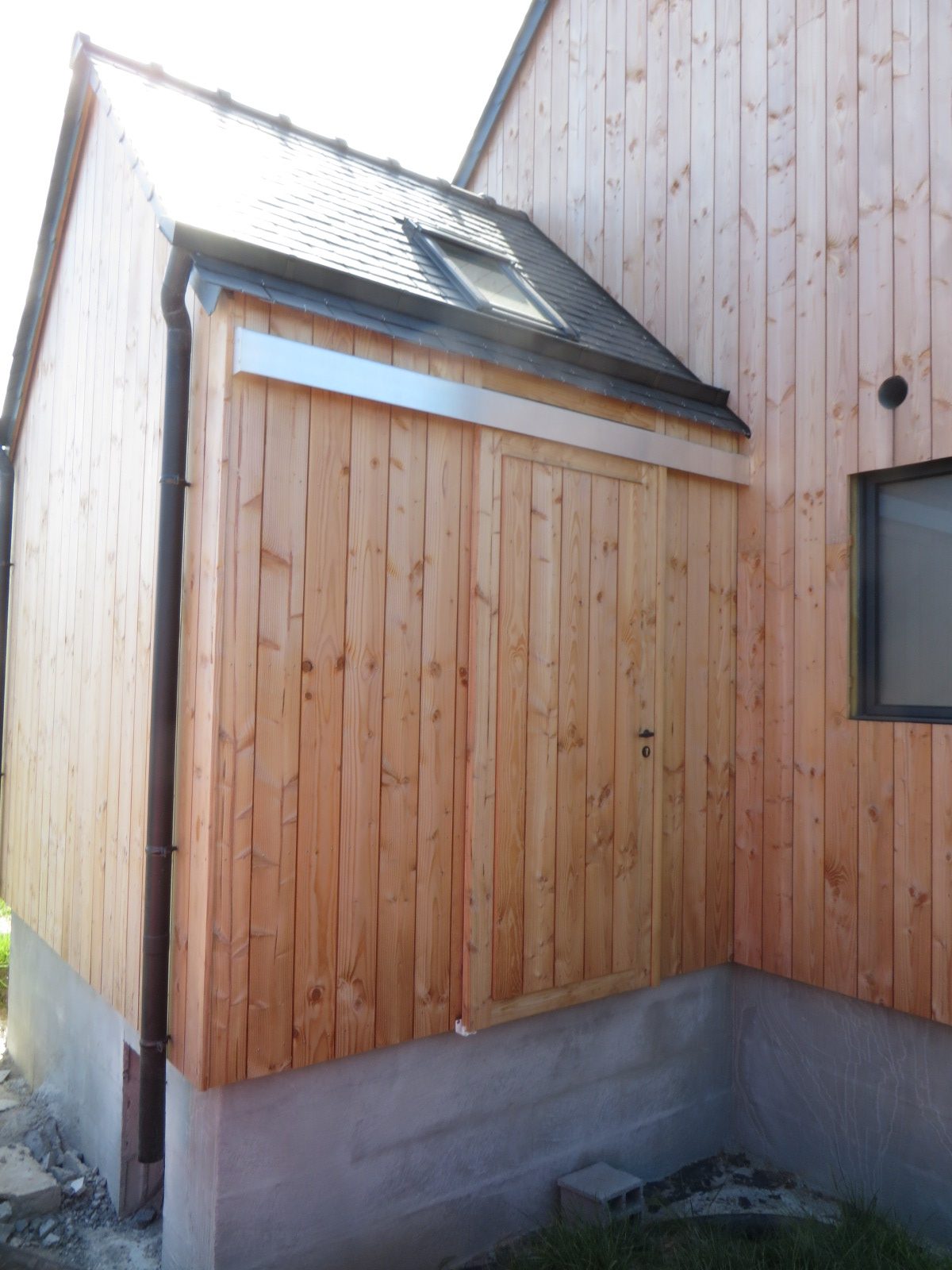 porte coulissante bois ext