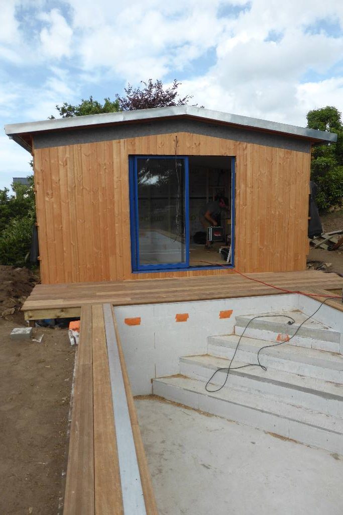 studio de jardin ossature bois