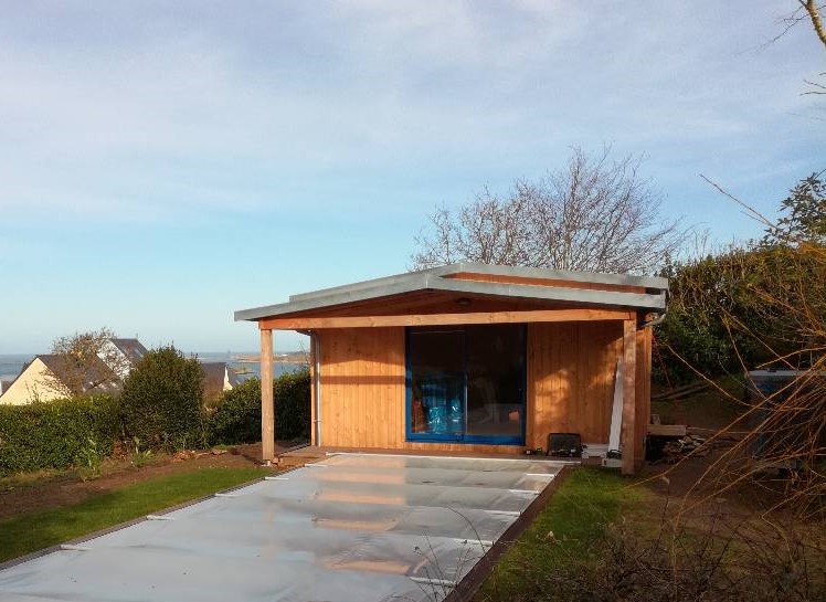studio de jardin ossature bois