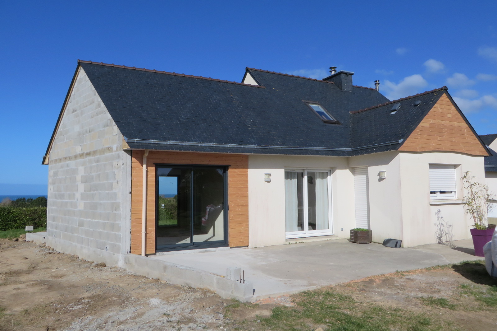 extension bois lampaul ploudalmezeau