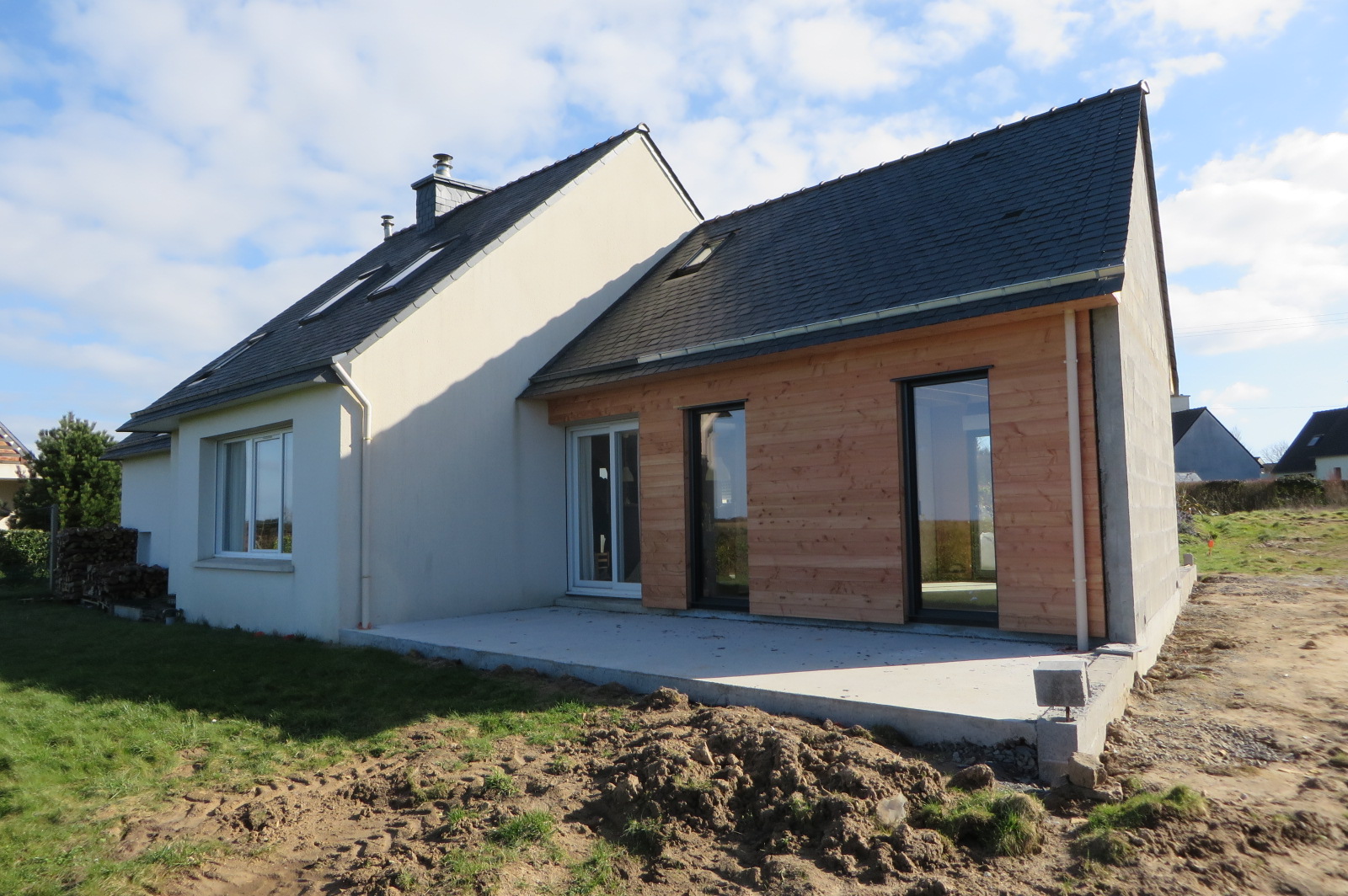 extension bois lampaul ploudalmezeau