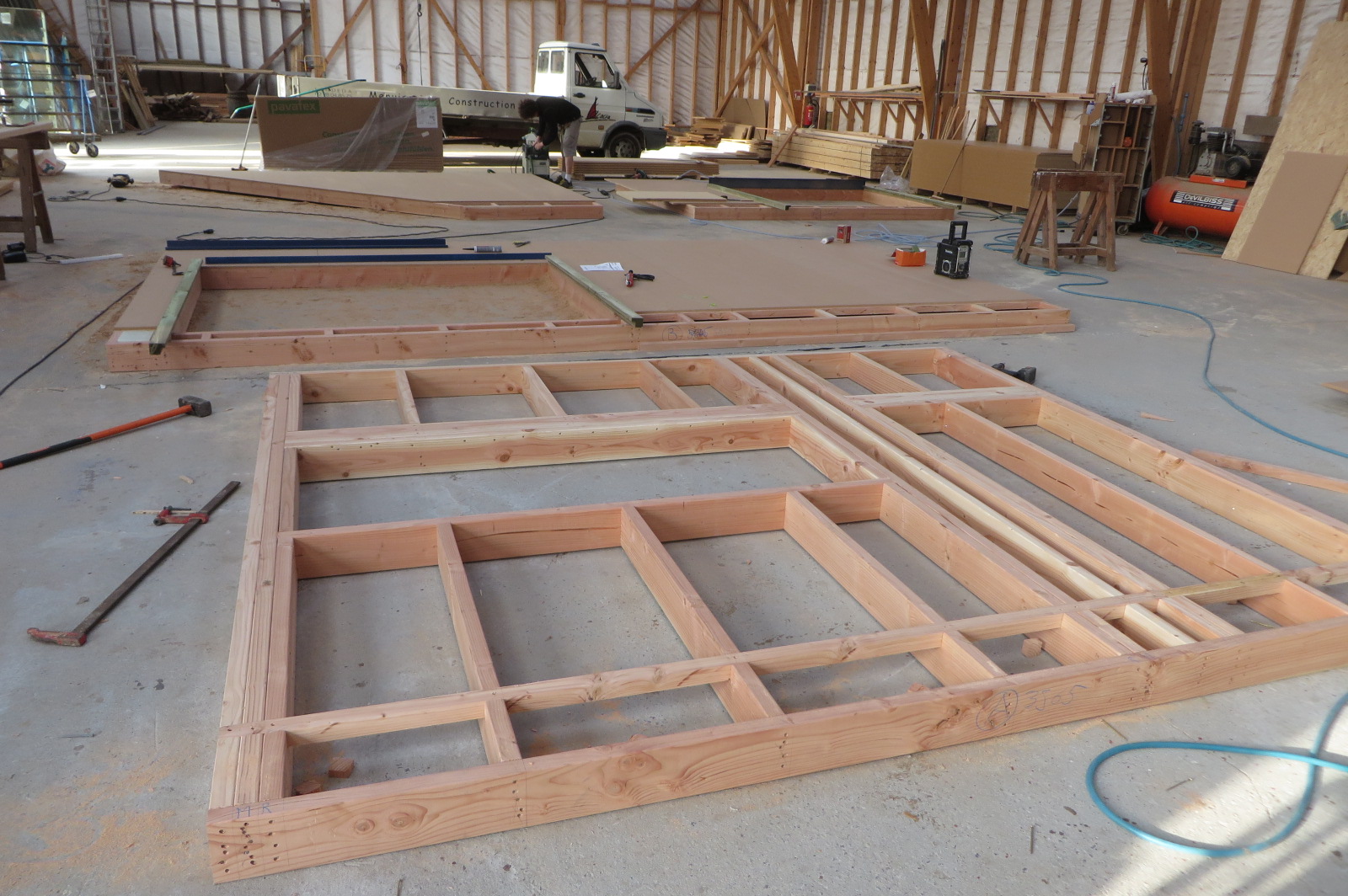 extension bois sur pilotis landeda