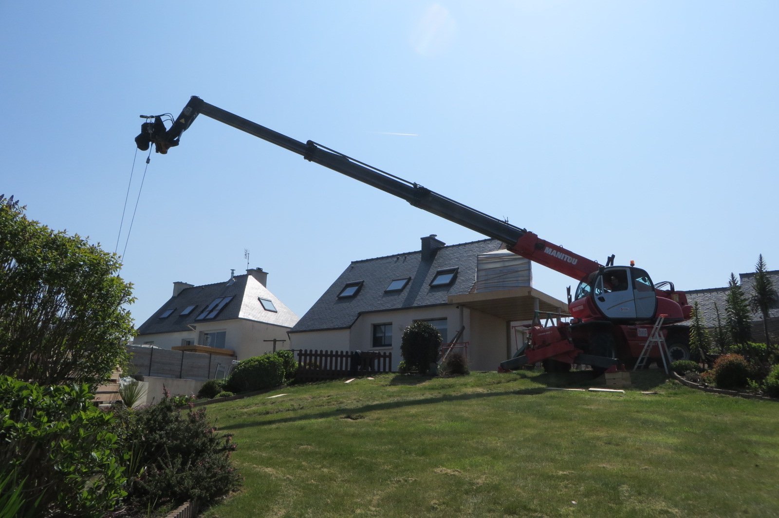 extension bois sur pilotis landeda