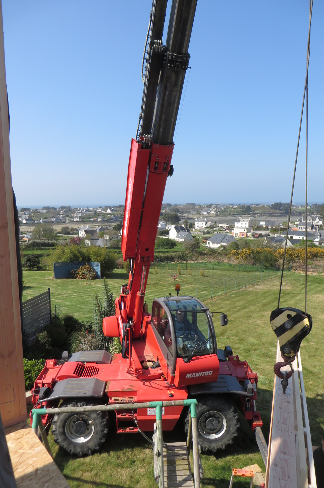 extension bois sur pilotis landeda