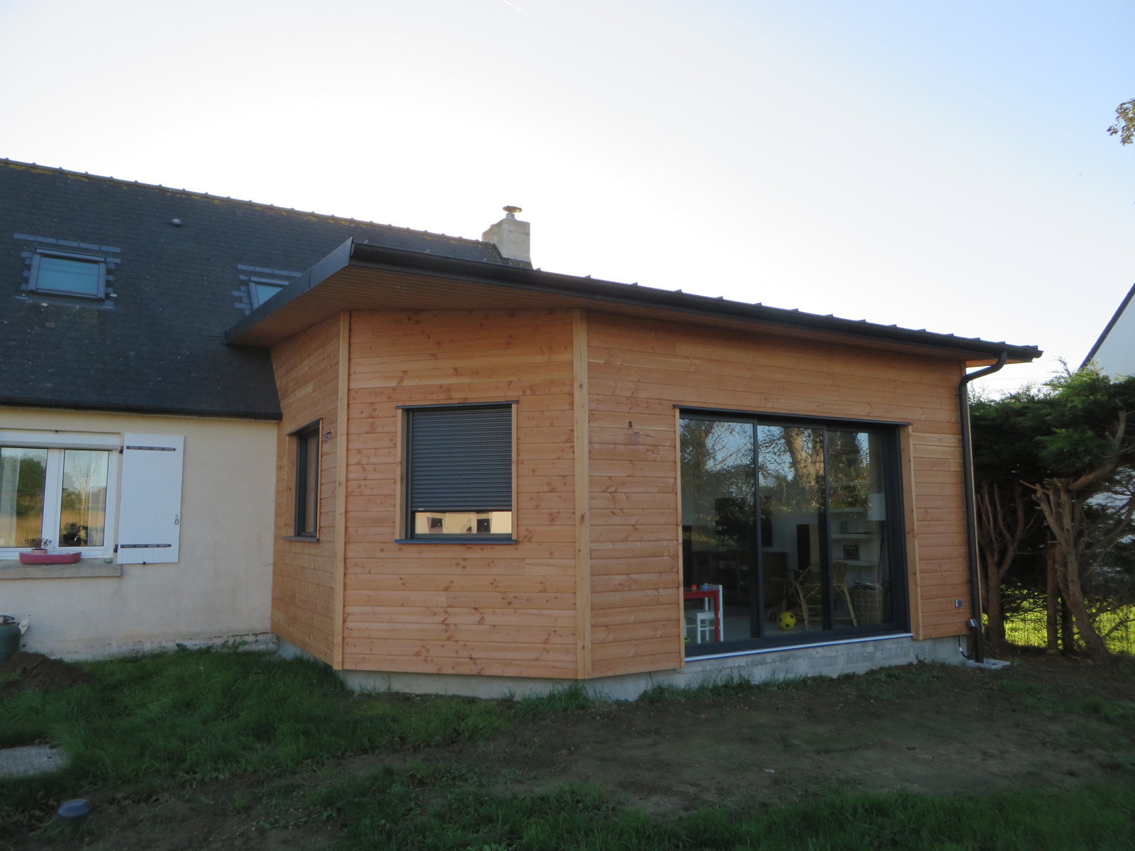 extension ossature bois landeda