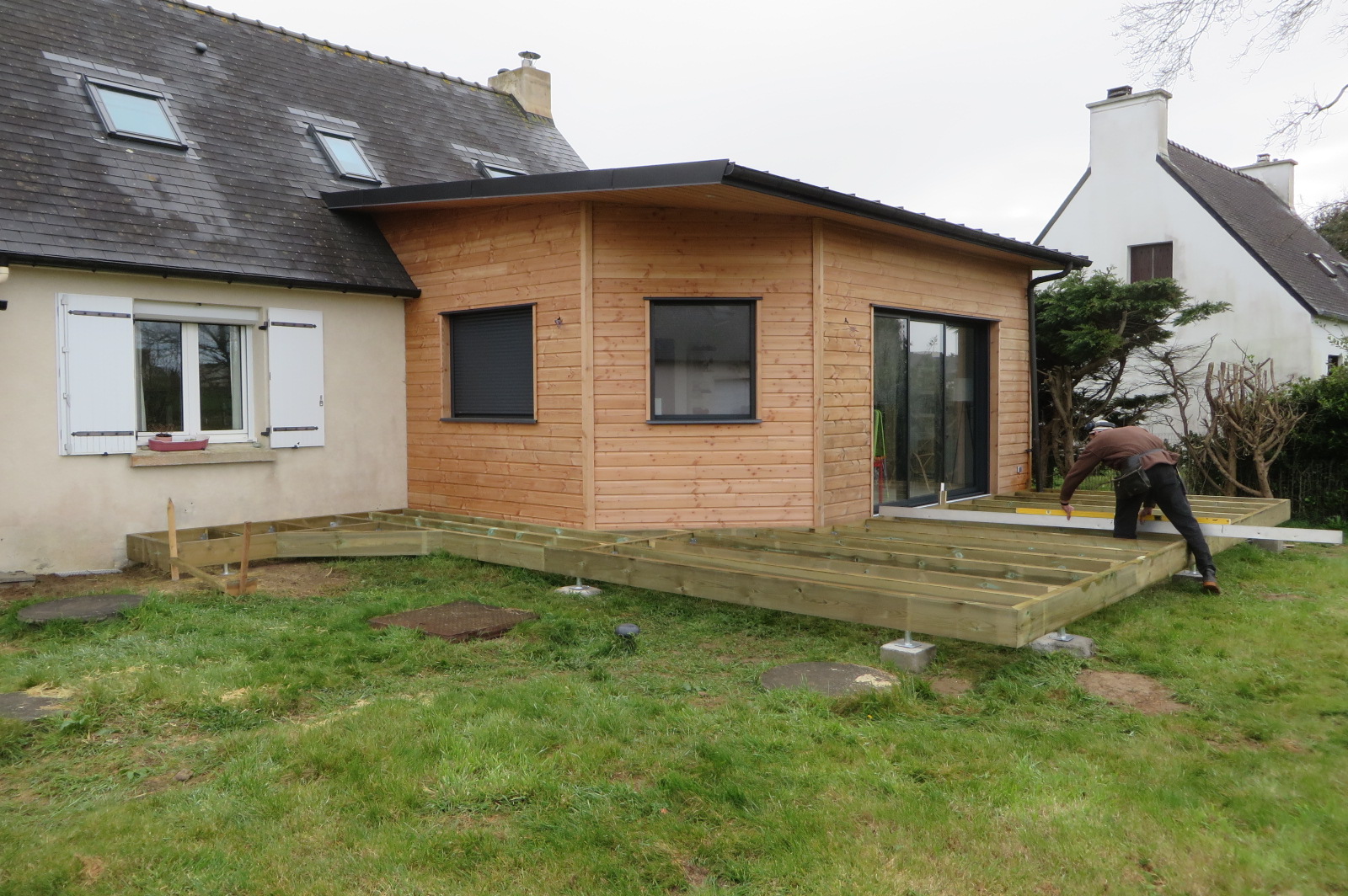 extension ossature bois landeda