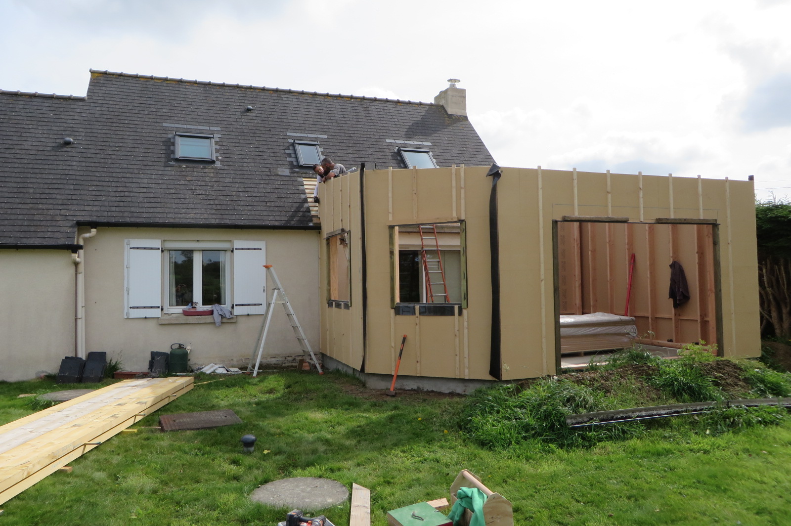 extension ossature bois landeda
