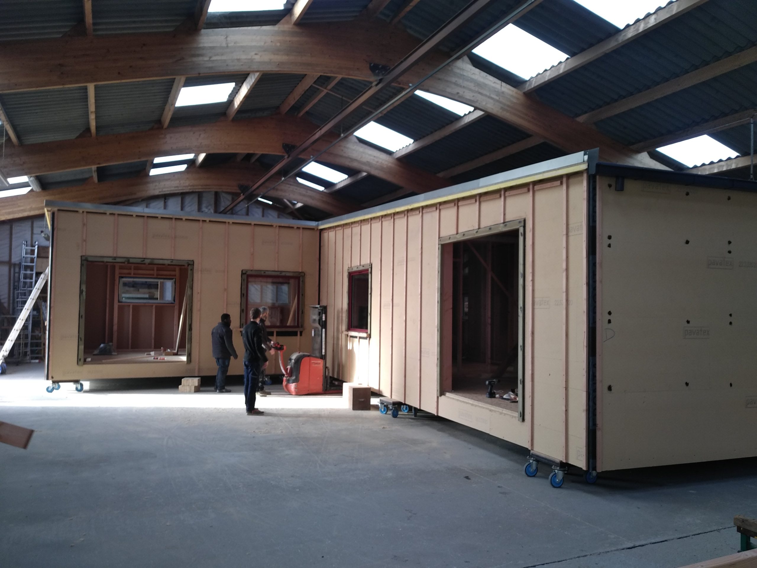 maison habitation modulaire ossature bois