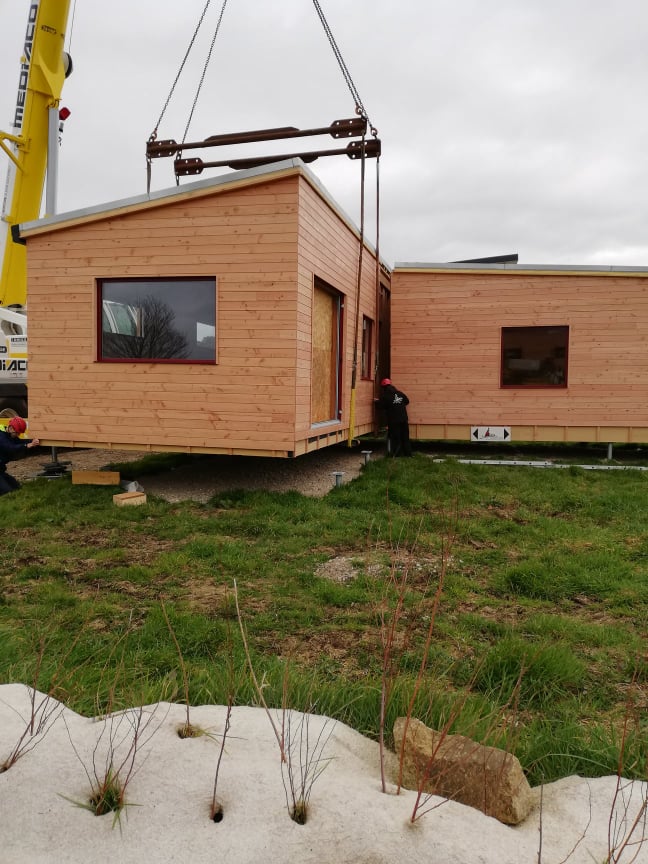 maison habitation modulaire ossature bois